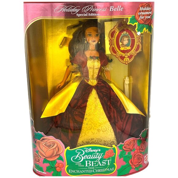 Disney's Beauty & The Beast Holiday Princess Belle Doll Special Edition - Picture 9 of 16